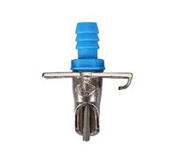 Vvikizy 10pcs Bebedor de Pezón de Conejo, Kit Automático de Riego de Conejo, Manantiales Dobles, para Ratas Conejillo de Indias de Aves de Corral (Azul)