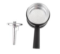 Vvikizy 2 Tazas de Cafetera, Termostato de Doble Válvula Termostato Termostato de Aluminio Alaker Cafetera Anti -accesorios de Termostato de Extracción para el café Italiano Elaboración (Negro)