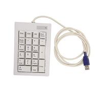 Vvikizy 21 Keys Mechanical Numpad, Teclado Numérico USB Wired Mini Numpad ABS para Office Bank Contabilidad Finanzas