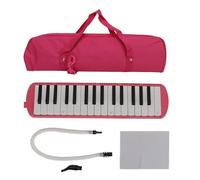 Vvikizy 32 Key Melodica, Piano Wind Instrument Azmónica con Material ABS para Principiantes Estudiantes Estudiantes Práctica de la Banda Escolar (Rosa)