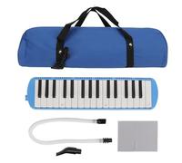 Vvikizy 32 Key Melodica, Piano Wind Instrument Azmónica con Material ABS para Principiantes Estudiantes Estudiantes Práctica de la Banda Escolar (Azul)