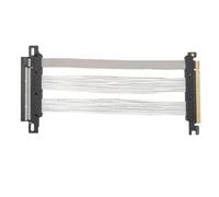 Vvikizy 5.9 Pulgadas PCIe 5.0 16x Cable Elevador Gen 5 Cable de Extensión GPU para RTX4090 5090 RX8900 RX7900XTX con 128 GB/S Tasa de Transferencia Backward Compatible para PC Coscos de (40 cm)