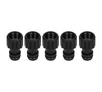 Vvikizy 5 UNIDS G3/8 Conector de Pezón de Hilo Hembra Conector de Grifo ABS Conveniente Adaptador de Manguera para Riego de Jardín, Fácil Instalación, Sin Fugas, Conexión de Aspersores