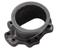 Vvikizy Adaptador de Brida de Bajante, Kit de Abrazadera en V para Piezas del de Turbina, Apto para GT25 GT28 T25 T28 Turbo, Aleación de Aluminio y Hierro