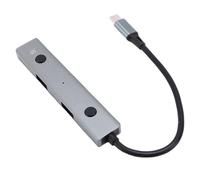 Vvikizy Adaptador de Voz con IA, Tipo C a USB 2.0 con Conversión de Voz a Texto en Tiempo Real, Traducción Multilingüe y ChatGPT Integrado, para Portátiles, Ordenadores de Sobremesa,