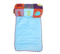 Vvikizy Alfombra de Gateo con Enseñanza de Números y Gráficos para Bebés de 6 Meses a 2 Años Felpa Súper Suave de Color Brillante 13 X 44 X 78 Cm (Estera de Escalada)