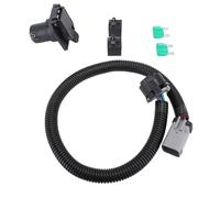 Vvikizy Arnés de Cableado de Remolque de 7 Pines, Repuesto Duradero para F-450 F-550 Super Duty, Instalación Rápida para un Kit de Remolque Seguro