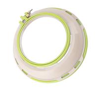 Vvikizy Aro de Bordado de Doble Cara, Marco de Diseño de Abrazadera Resistente para Bordado de Punto de Cruz, Aro de Soporte de de 16,5 Cm y 25 Cm para el Hogar (Verde)