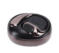 Vvikizy Auriculares de Traducción Bluetooth, Auriculares Inalámbricos Compactos para Traducir Idiomas para Viajes y Aprendizaje, 2 Unidades (Negra)