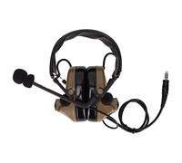 Vvikizy Auriculares Militares, Reducción de Ruido Electrónica Activa con Enchufe de 7,1 Mm con U94 PTT para GP88 GP300 GP3688 DEP450 EP450 (Gris parduzco)