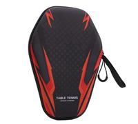 Vvikizy Bolsa de Paleta de Tenis de Mesa con Soporte Adicional, Textura Geométrica, Cremallera Metálica Resistente Al Agua para Jugadores de Todos los Niveles, Material EVA (B) (B) ()