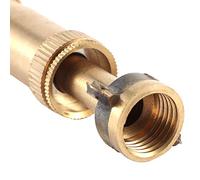 Vvikizy Boquilla de Atomización con Cabezal de Pulverización único, Orificio Redondo Retráctil, Accesorio de Pulverizador Duradero, Fácil de Instalar para Riego de Flores de Jardín, 6 Cm de Altura,