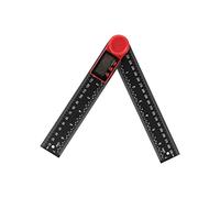 Vvikizy Buscador de ángulos Digital Transportador Compacto de para Arquitectos y Constructores Regla Ajustable (200 mm)