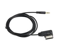 Vvikizy Cable Auxiliar DC3.5mm AMI MMI Adaptador de para Conexión de Música en A3 A5 A6 A8 Q5 Q7 R8 TT 1,8 M