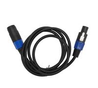 Vvikizy Cable de Altavoz, Cable de sistemático de Sonido Profesional Macho a Hembra con Bloqueo por Torsión, para Marcas Compatibles