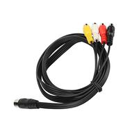 Vvikizy Cable de Conversión Macho Din de 5 Pines a 4 Hembra, Grado Profesional para Sistemas Estéreo, Mezcladores de DJ, 4,9 Pies
