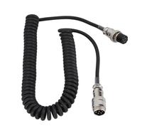 Vvikizy Cable de micr¨®fono de 8 pines 8pin radio mic extension cable extensi¨®n de resorte con enchufe macho a hembra de aviaci¨®n de 8 n¨²cleos para dispositivos Autres