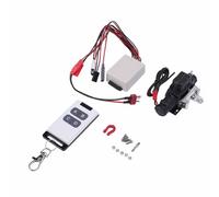 Vvikizy Cabrestante de Coche Trepador de Control Remoto de Aleación de Aluminio de Alta Resistencia, Cabrestante de Metal para Coche de Control Remoto 1/10 para de D90 D110, Rango de Voltaje de