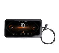 Vvikizy Cámara de Salpicadero para Motocicleta, Cámaras Duales de 12MP y 6,25 Pulgadas para Monitoreo en Tiempo Real y Datos de Seguridad en Todas Las Condiciones Climáticas
