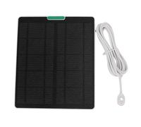 Vvikizy Cargador de Panel Solar de 10 W para Cámara de Seguridad Arlo Pro 5S, Diseño Monocristalino ETFE Duradero para Uso en Exteriores, Solución de Carga Estable, Fácil Configuración (Blanca)
