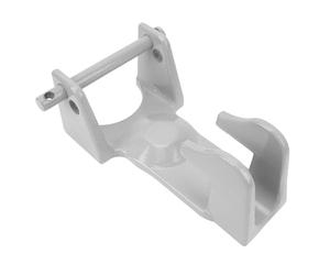 Vvikizy Cerradura de Enganche de Cuello de Cisne Cerradura de Remolque de Acoplador a Prueba de Robos de Alta Seguridad para Vehículos Recreativos, Metal 11x6-1/4x4-1/2 Pulgadas (Plata)