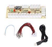 Vvikizy Codificador USB de Retardo, Controlador de Juego con Modo Automático, para Sistemas y Proyectos Retropie (QM070916 (sola))