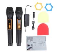 Vvikizy con Micrófono Inalámbrico de 2,4G, Micrófono Portátil Recargable para Fiestas de Karaoke y Eventos Al Aire Libre, Interfaz de 6,35mm (1 a 2)