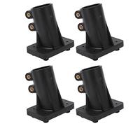 Vvikizy Conector Estable de Tren de Aterrizaje de Nailon de 25mm para Aviones G420 G626 G630EFT RC, 4 Piezas en T para Montaje en Dron de Planta, Negro