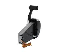 Vvikizy Consola de Control Fueraborda 8M0059686, Control de Bitácora única con Interruptor de Ajuste, para Fuerabordas Mariner, Hierro + ABS