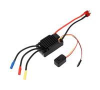 Vvikizy Controlador Electrónico de Velocidad ESC Resistente Al Agua sin Escobillas 35A para 1/10 RC Car Truck Buggy, Ajuste la Fuerza de Frenado, para Carreras en Todo Clima