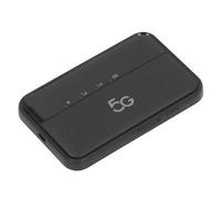Vvikizy Enrutador de Punto de Acceso Móvil WiFi 5G Resistente con Velocidad de Rayo, Diseño IP54, Adecuado para Aventuras Al Aire Libre, Material ABS Negro de 135x80x15mm