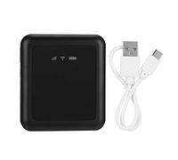 Vvikizy Enrutador Portátil 3g 3g, MDM9207 Chip Velocidad Rápida WCDMA Network 5200mAh Power Bank, con Pantalla LCD, para la Carga de Tabletas de Teléfonos Inteligentes (Negro)