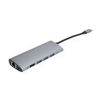 Vvikizy Estación de Acoplamiento para Computadora Estación de Acoplamiento Recargable 11 en 1 con Salida 4K a 60 Hz para Usuarios de OS X/