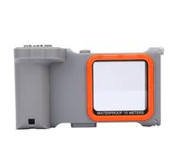 Vvikizy Estuche para Teléfono de Buceo con Snorkel Subacuático, Resistente Al Agua 15 M con Obturador Remoto Bluetooth, para 17 16 15 14 13 12 11 Pro Plus Mini X XR XS SE2 SE3 S10 S11 (Gris Naranja)