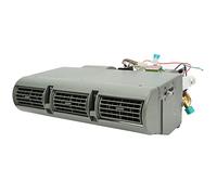 Vvikizy Evaporador de CA de 24 V, Ajuste de Temperatura de Dirección del Viento de 4 Velocidades con Control de Termostato Electrónico, para Equipos Pesados de Autobuses, Camiones,