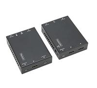 Vvikizy Extender 18Gbps 4K 60Hz 70m Over Cat6 con KVM Bidireccional EDID | Admite 4K2K 60Hz 4:4:4, HDR10, Visión, HLG, LPCM 7.1, Extracción de frecuencia sonora Analógico, Extensión de Teclado y