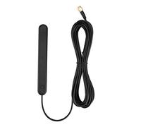 Vvikizy FM/Dab/Dab+ Radio Digital Antena Aérea Receptor de Recepción de Señal de Amplio Rango 5M Interfaz SMA 20dB Ganancia con Instalación de Unión Adhesiva para Australia Europa UK