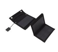 Vvikizy Funda Plegable para Panel Solar, Duradera, Bolsa de Carga para Exteriores, para Senderismo, Acampada, Montañismo, Adecuada para Varios Dispositivos, Nailon, Silicio Monocristalino