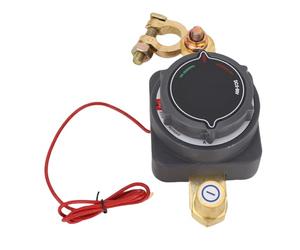 Vvikizy Interruptor de Desconexión de Batería con Voltímetro Digital para Vehículos de Ingeniería, Vehículos Recreativos, Yates, Camiones, Duraderos y Seguros