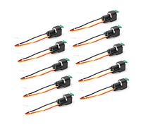 Vvikizy Interruptor de relé Fusible de 10 Piezas 12 V 30 A para Proyectos de Vehículos, relé de Fusible Autónomo con Cable Base, Diseño Resistente A la Intemperie