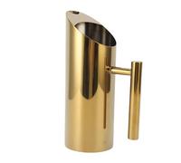 Vvikizy Jarra de Agua, Jarra de Bebidas de Acero Inoxidable 304 de 1 Litro con Boquilla a Prueba de Fugas, para Cóctel, té de Flores, Cerveza Fría (Oro)