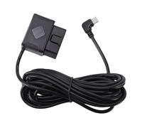 Vvikizy Kit de Cableado para Cámara de Tablero, Cable de Alimentación OBD Adaptador USB Tipo C de 11.5 Pies Pantalla Digital Protección de bajo Voltaje Modo de Estacionamiento 24