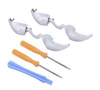 Vvikizy Kit de Reparación de un Mando, 2 Botones de Gatillo Negros con Destornillador Spudger T6 T8, para Reemplazo de Parachoques LB y Reparación de Carcasa del Controlador (Conjunto negro)