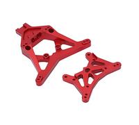 Vvikizy Kit de Torre de Choque Trasero Delantero de Aleación de Aluminio para Coche RC DIY, Orificios de Montaje Precisos, Reduce la Vibración, Apto para LOSI 1/10 22S 2WD (#2)