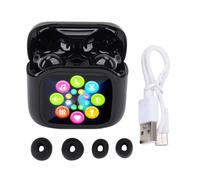 Vvikizy Los Auriculares de Traducción, el Traductor de Voz en Tiempo Real Admite 140 Idiomas con Control de Pantalla Táctil, para la Comunicación de Aprendizaje de Idiomas de Viajes de (Negro)