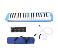 Vvikizy Melodica para Principiantes, 37 Teclado Melodica Teclado para Niños Deseje de Adultos Portable Con Diseño Ergonómico Cuerpo de Resina de Acero Inoxidable (Azul)