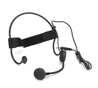 Vvikizy Micrófono de Condensador Profesional, Micrófono de Auriculares de 3.5 Mm con Recogida de Voz Omnidireccional y Protección contra el Viento, para la Conferencia de Enseñanza de