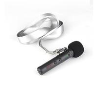 Vvikizy Micrófono Inalámbrico 2.4G con Reducción de Ruido Mini Diseño Portátil para Enseñar Karaoke Eventos Al Aire Libre Negro 1 Unidad (1 a)