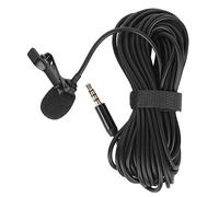 Vvikizy Mini Micrófono Lavalier Omnidireccional con Cable para Entrevistas en Vivo, Plástico de 9,8 Pies (MC-LM60)