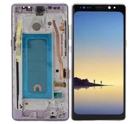 Vvikizy Note 8 N9500 N950U N950F N950N N950W TFT LCD Digitalizador de Pantalla Táctil con Marco - Pantalla de Repuesto Premium para una Experiencia Visual Clara - Modelos Compatibles para (Púrpura)